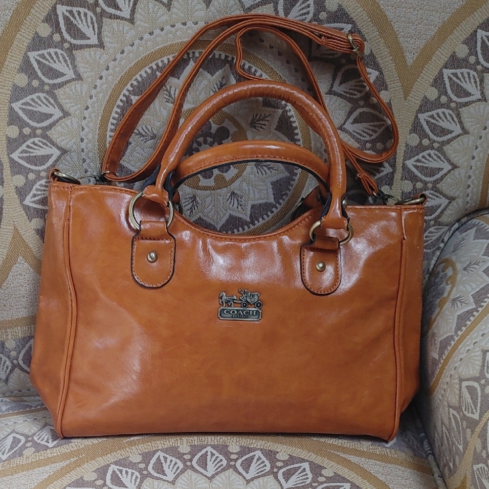 Coach Brown Leather Satchel
